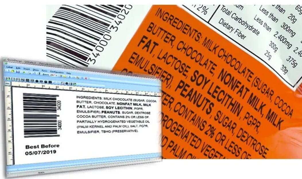 Allergens labelling for Food allergens